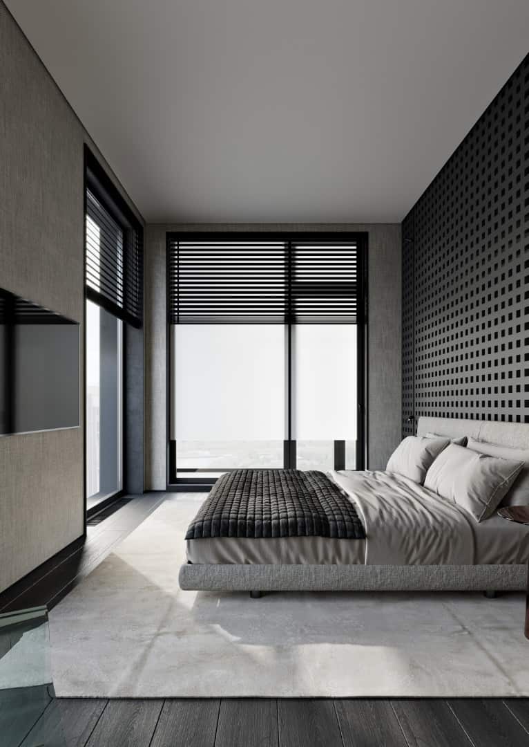 Two-Level Penthouse by Kvadrat Architects: Panoramic Living at Akbulak Riviera, Astana