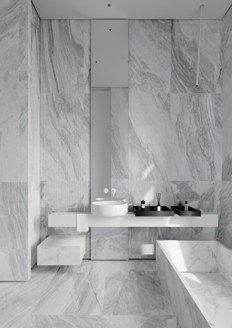 Two-Level Penthouse by Kvadrat Architects: Panoramic Living at Akbulak Riviera, Astana