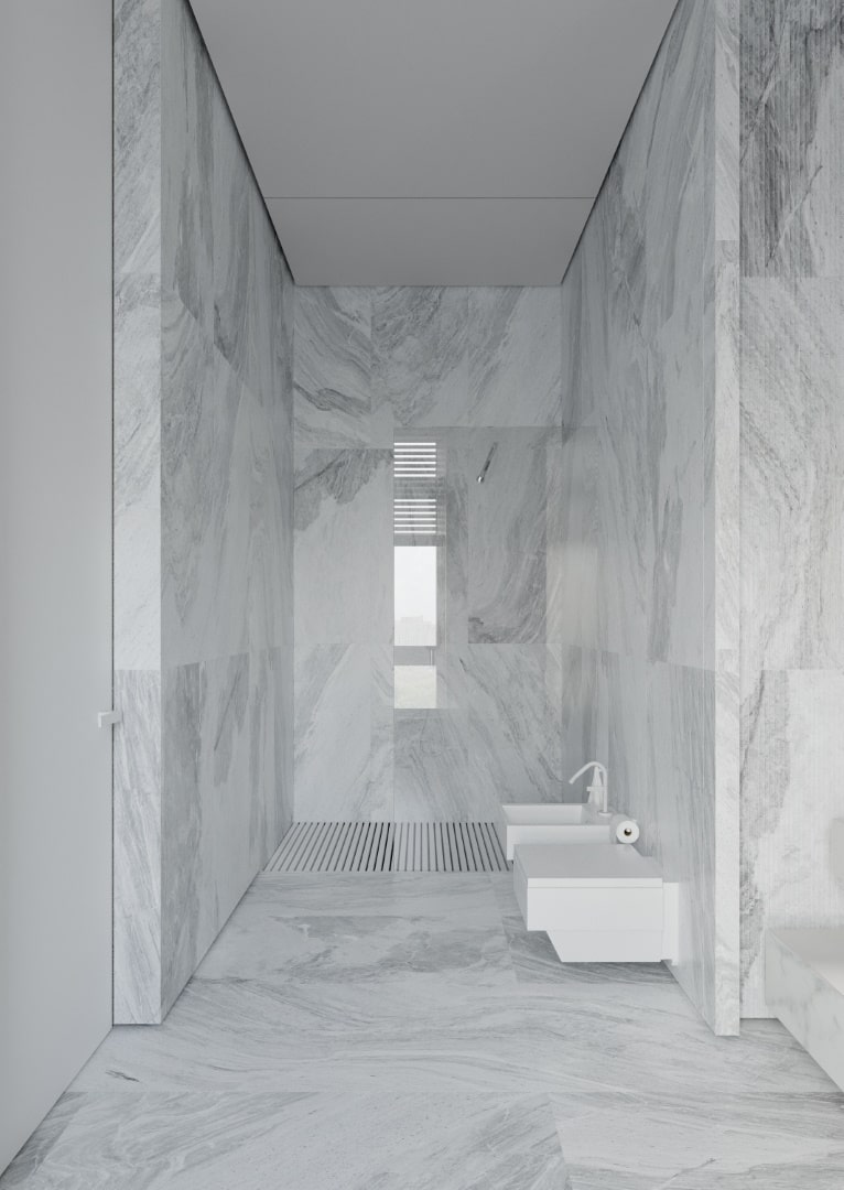 Two-Level Penthouse by Kvadrat Architects: Panoramic Living at Akbulak Riviera, Astana