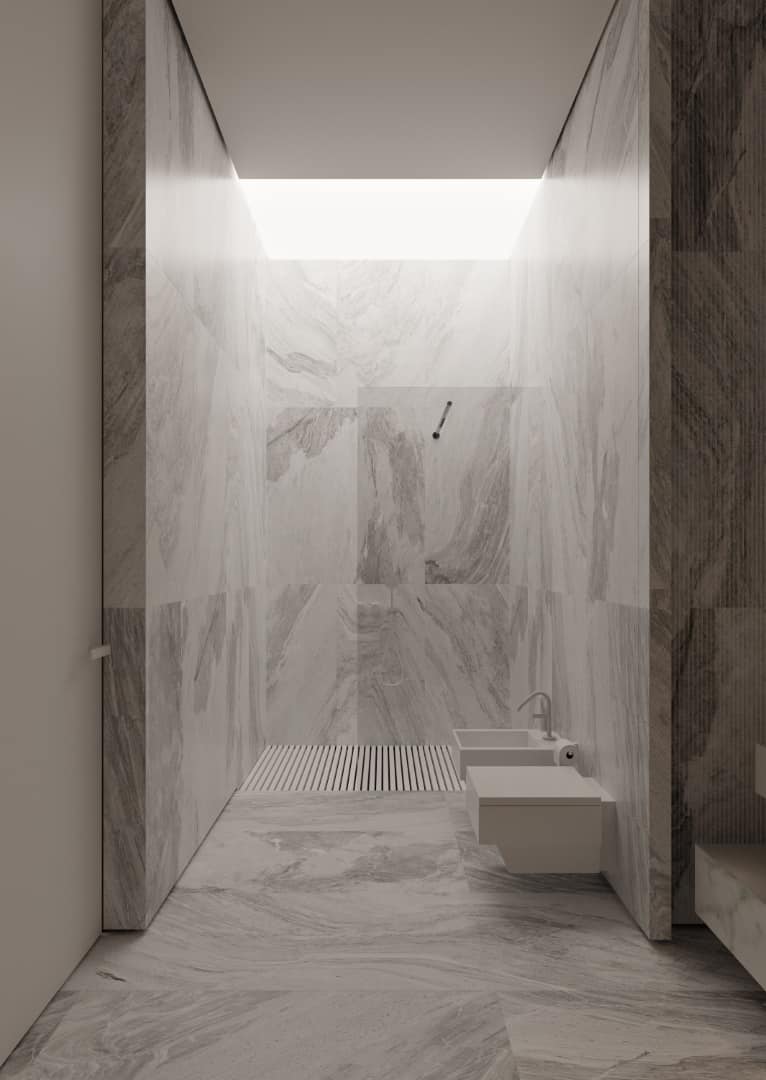 Two-Level Penthouse by Kvadrat Architects: Panoramic Living at Akbulak Riviera, Astana