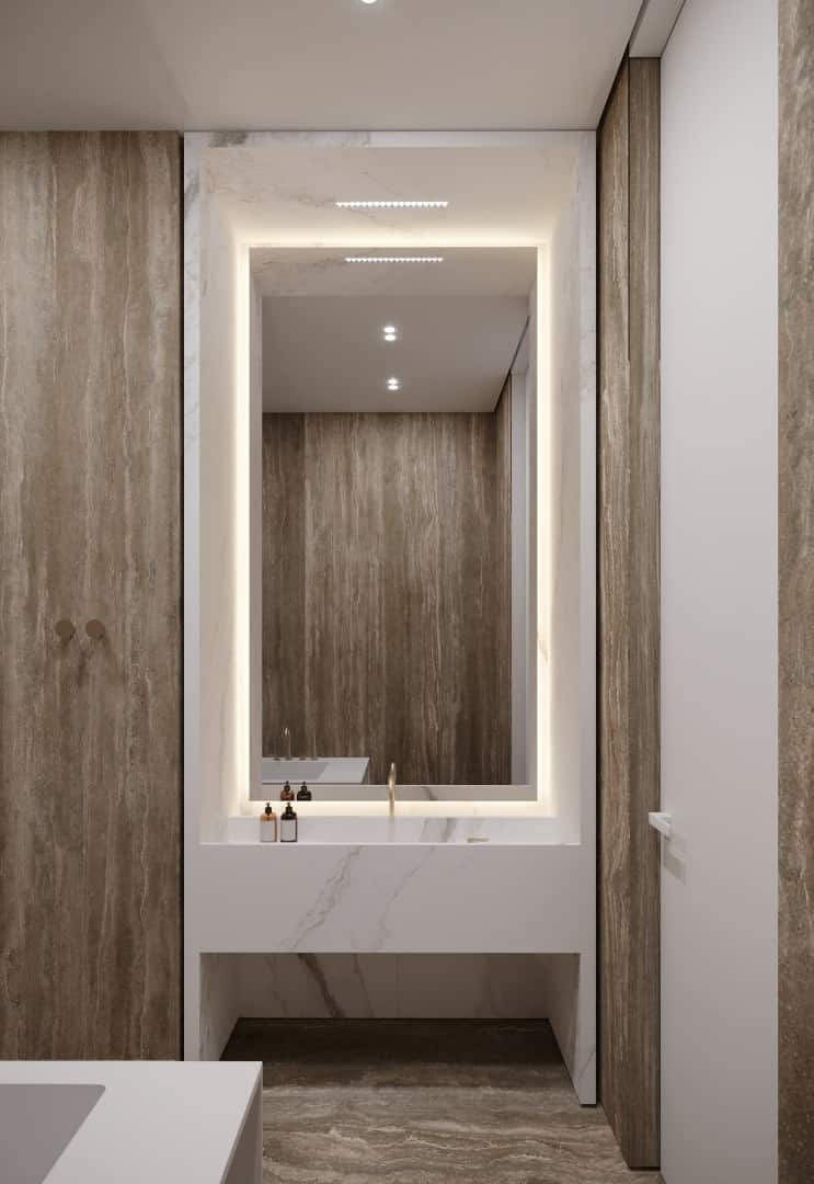 Two-Level Penthouse by Kvadrat Architects: Panoramic Living at Akbulak Riviera, Astana