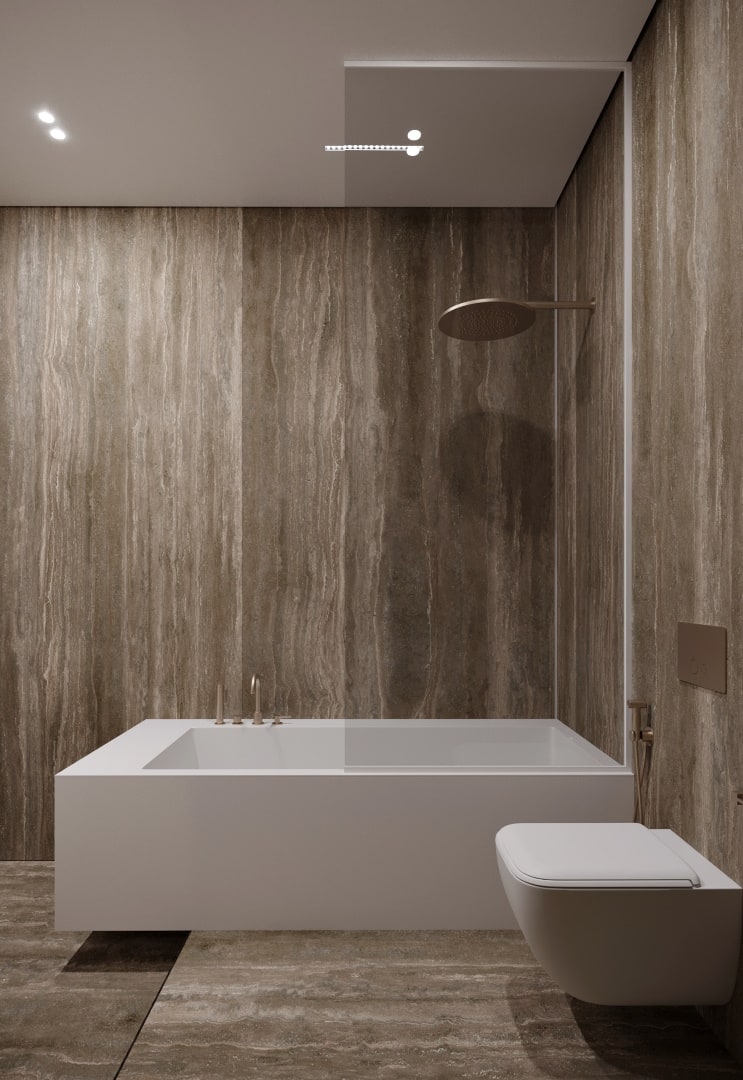 Two-Level Penthouse by Kvadrat Architects: Panoramic Living at Akbulak Riviera, Astana