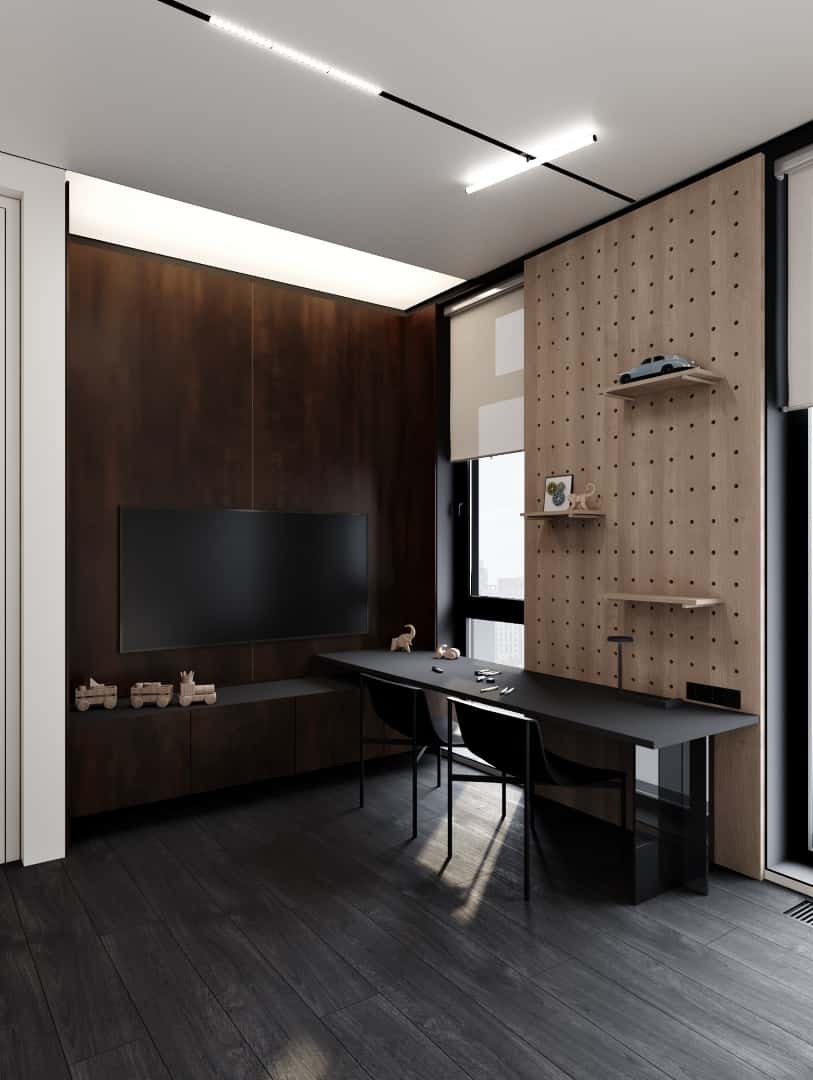 Two-Level Penthouse by Kvadrat Architects: Panoramic Living at Akbulak Riviera, Astana