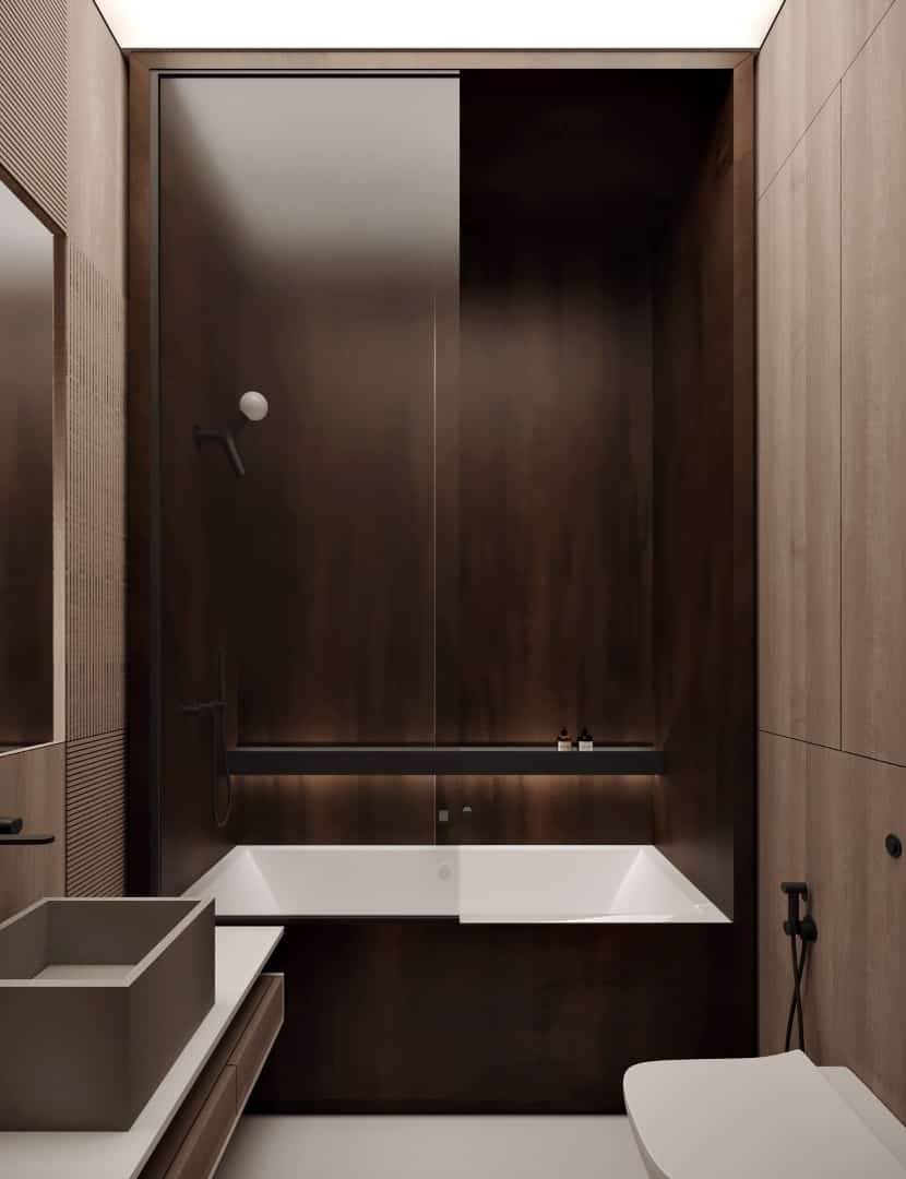 Two-Level Penthouse by Kvadrat Architects: Panoramic Living at Akbulak Riviera, Astana