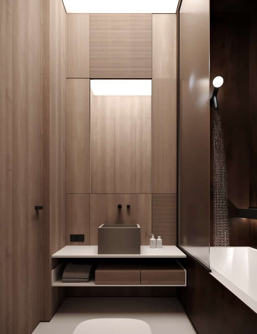 Two-Level Penthouse by Kvadrat Architects: Panoramic Living at Akbulak Riviera, Astana