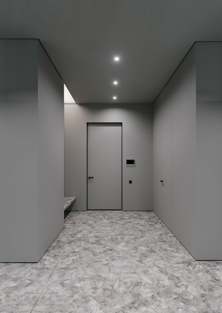 Two-Level Penthouse by Kvadrat Architects: Panoramic Living at Akbulak Riviera, Astana