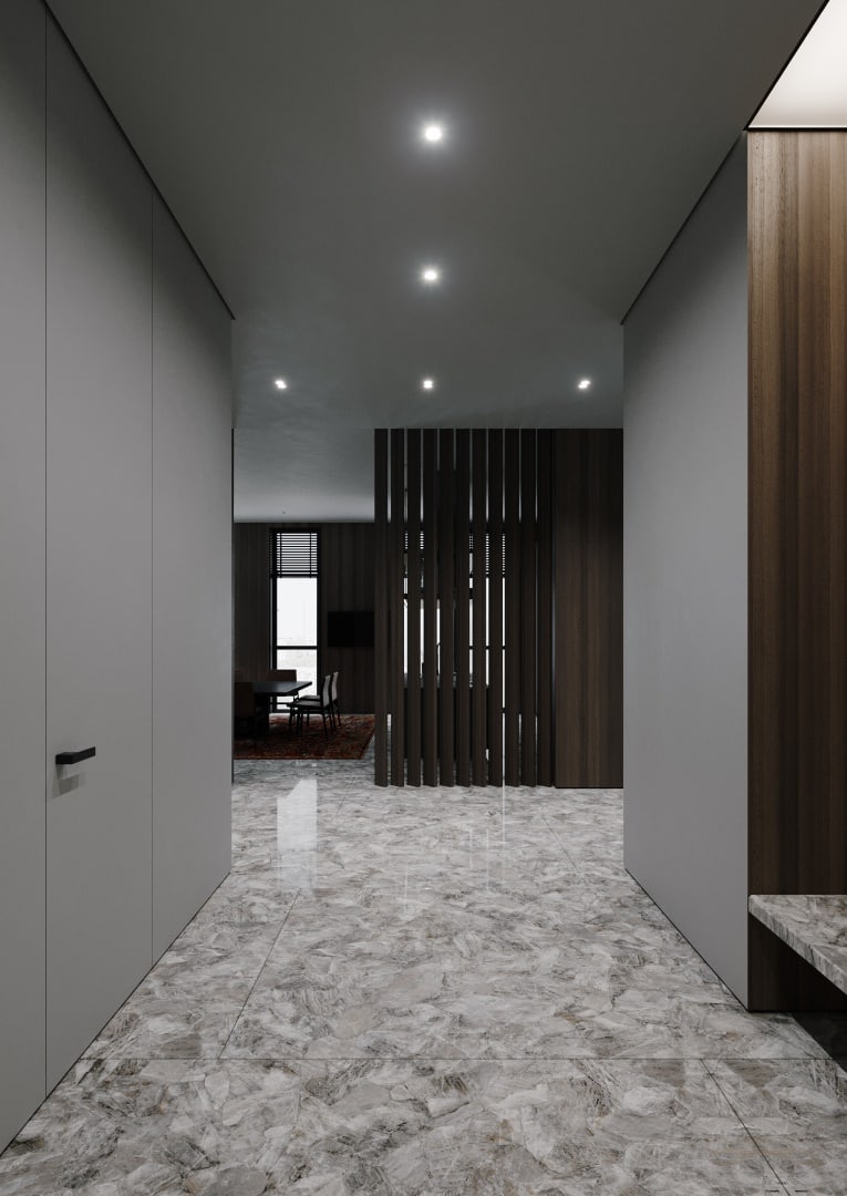 Two-Level Penthouse by Kvadrat Architects: Panoramic Living at Akbulak Riviera, Astana