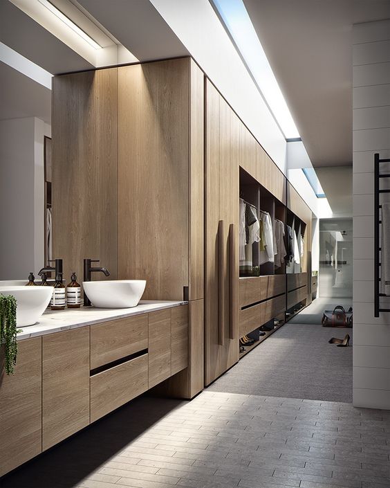 The Ultimate Closet Oasis with an Attached Bathroom Retreat