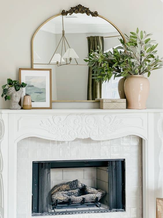 Creative Ways to Decorate the Space Above Your Fireplace
