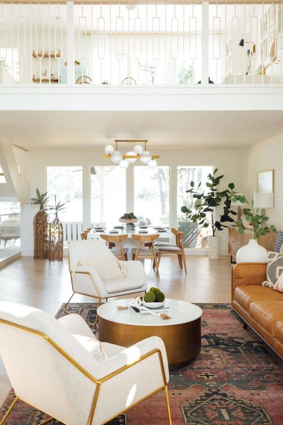 Uniting Dining and Living Rooms for Ultimate Comfort and Style