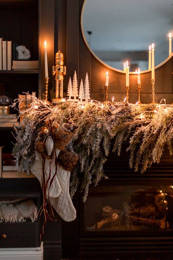 Sparkling Christmas Mantel Inspirations for 2023