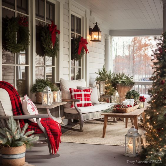 How to Cozy Up Your Traditional Porch for Winter