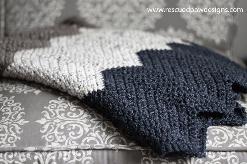 6. Crochet Chevron Blanket 6. Crochet Chevron Blanket