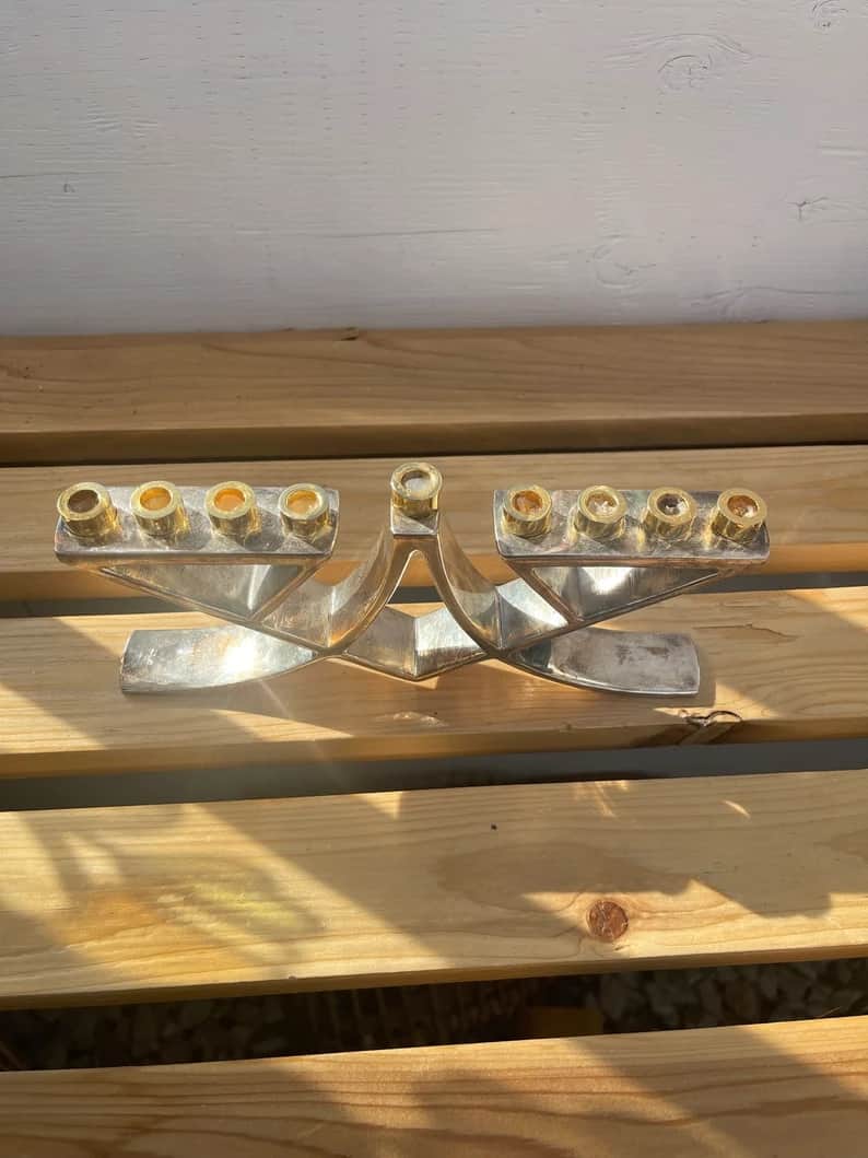 10. Vintage menorah by Larry Waitz 10. Vintage menorah by Larry Waitz