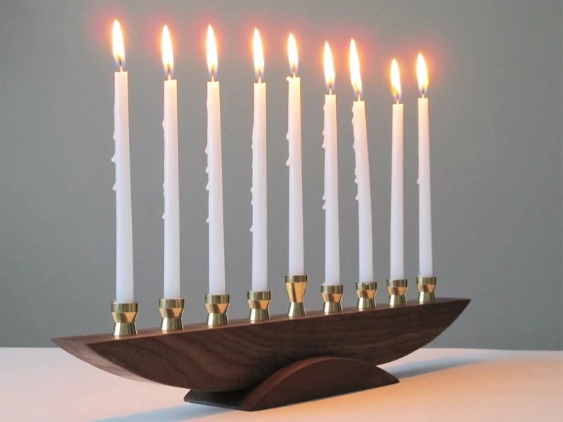 2. Modern Hanukkah menorah 2. Modern Hanukkah menorah
