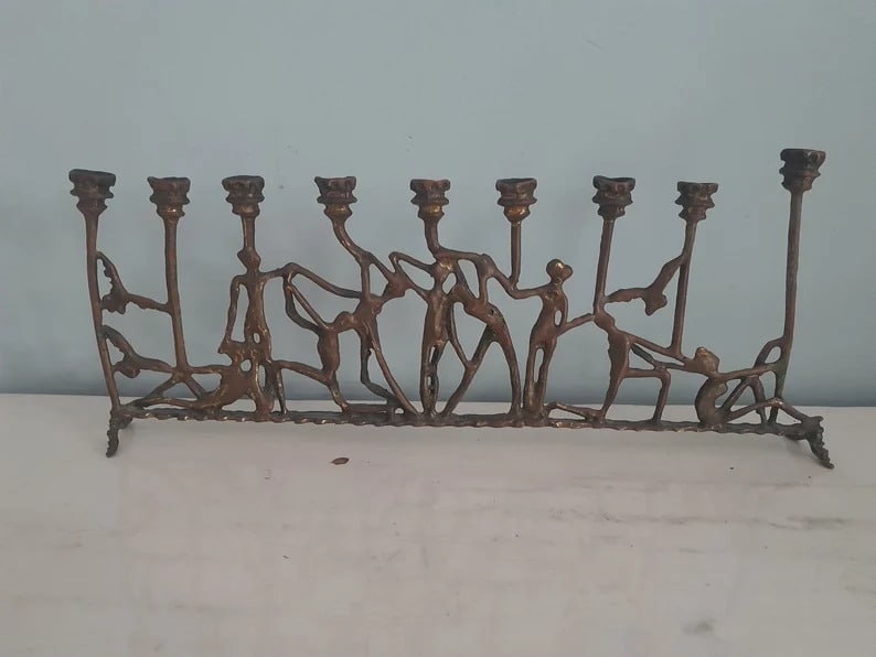8. Mid-century menorah 8. Mid-century menorah