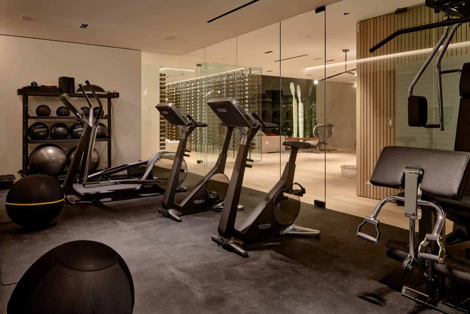 3. Modern Home Gym, Los Angeles 3. Modern Home Gym, Los Angeles