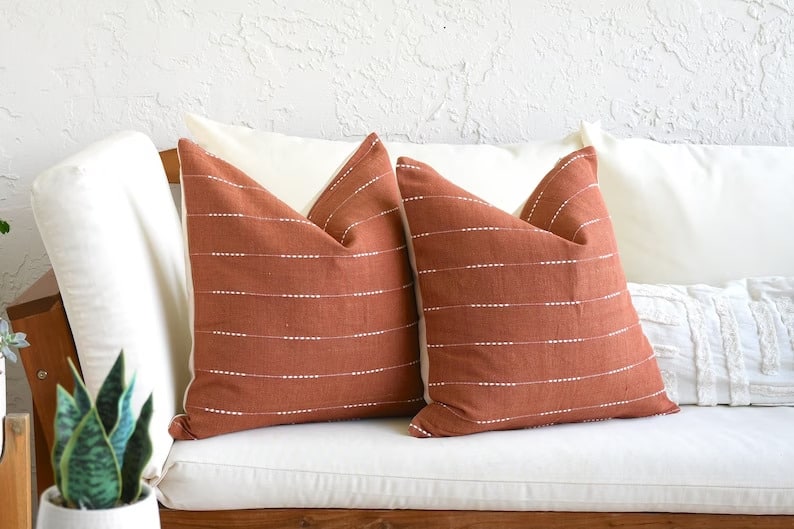 12. Terracotta Throw Pillow 12. Terracotta Throw Pillow