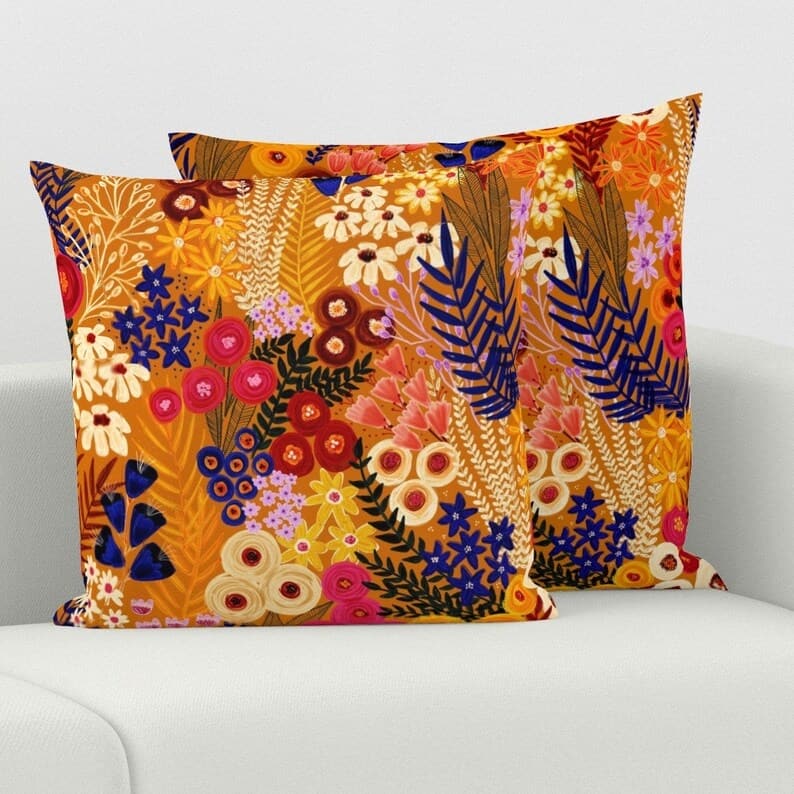 15. Fall Flowers Throw Pillow 15. Fall Flowers Throw Pillow