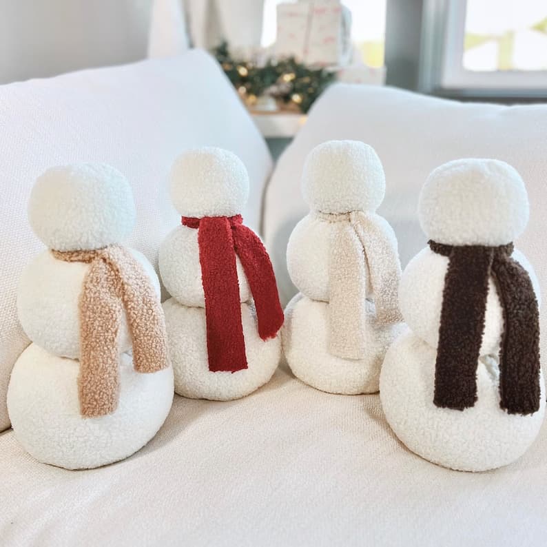 6. Snowman Pillow 6. Snowman Pillow
