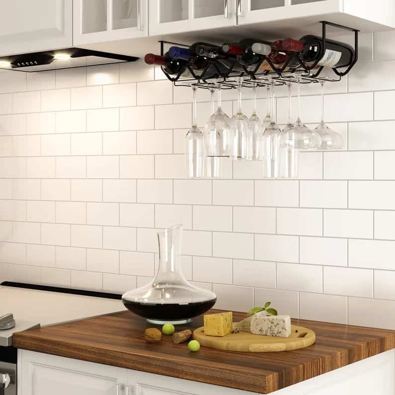 13. Under Cabinet Wine Glass Rack 13. Under Cabinet Wine Glass Rack