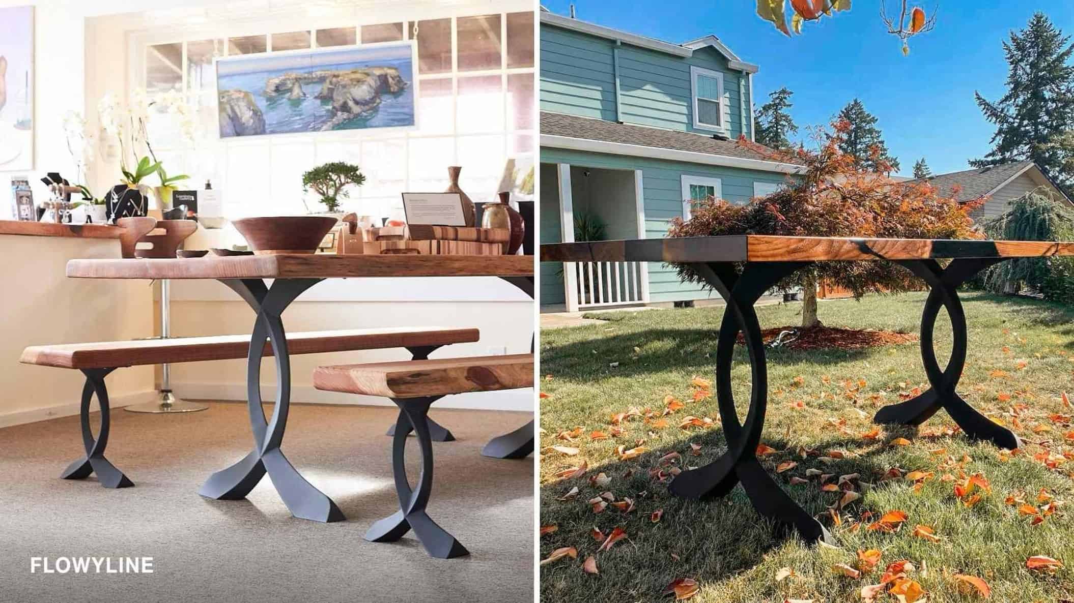 5 Modern Table Legs and Table Bases at Flowyline Design that Will Capture Your Heart in 2024