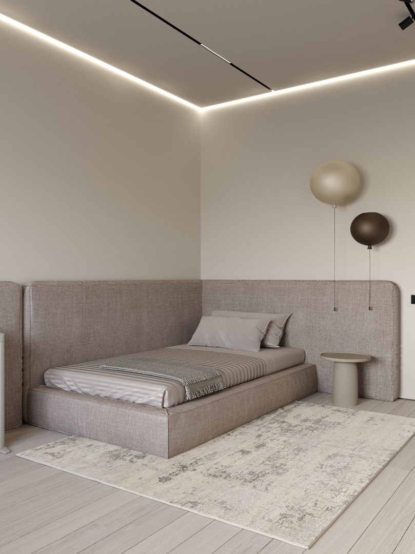 Apartment in Astana by Kvadrat Architects: Cozy Minimalism Overlooking the Cityscape Apartment in Astana by Kvadrat Architects: Cozy Minimalism Overlooking the Cityscape