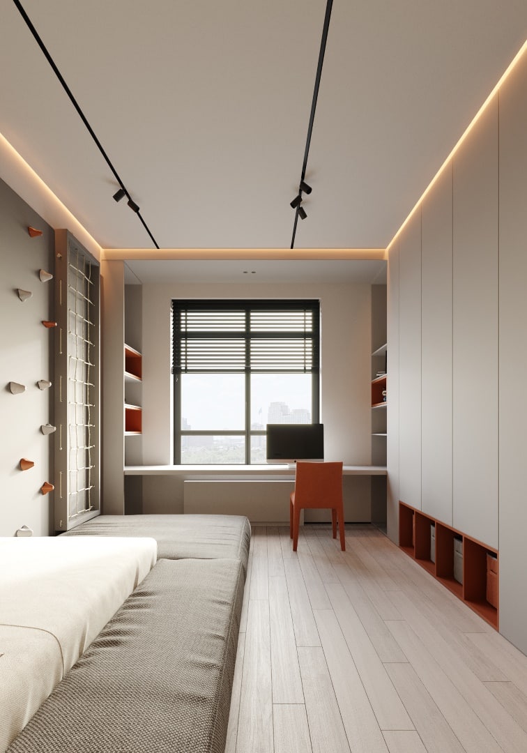 Apartment in Astana by Kvadrat Architects: Cozy Minimalism Overlooking the Cityscape Apartment in Astana by Kvadrat Architects: Cozy Minimalism Overlooking the Cityscape