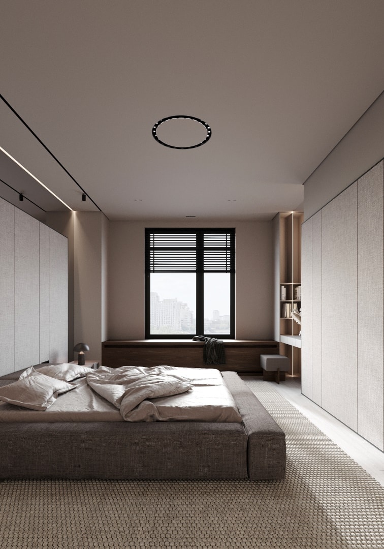 Apartment in Astana by Kvadrat Architects: Cozy Minimalism Overlooking the Cityscape Apartment in Astana by Kvadrat Architects: Cozy Minimalism Overlooking the Cityscape