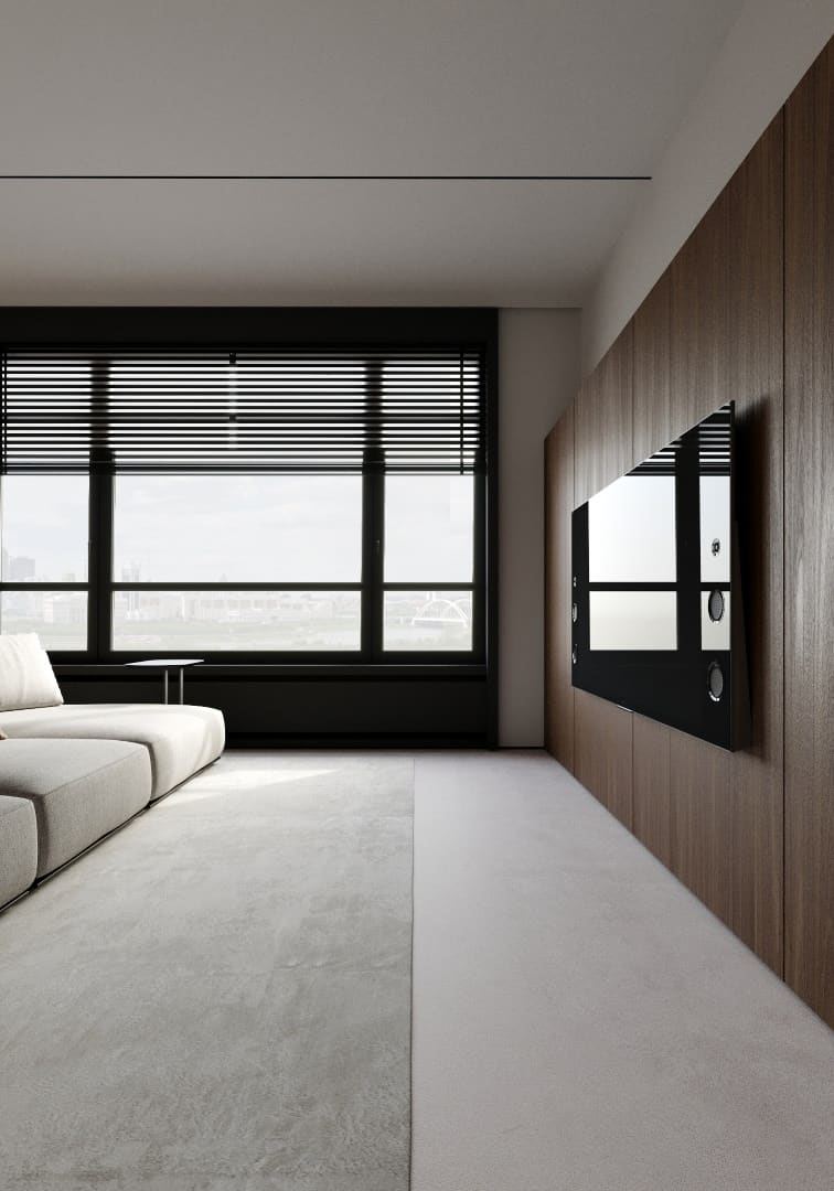 Apartment in Astana by Kvadrat Architects: Cozy Minimalism Overlooking the Cityscape Apartment in Astana by Kvadrat Architects: Cozy Minimalism Overlooking the Cityscape