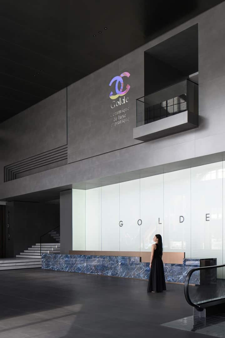 Golde Ceramic Tiles Headquarters by Topway Space Design: A Dancer with Elegant Steps Golde Ceramic Tiles Headquarters by Topway Space Design: A Dancer with Elegant Steps