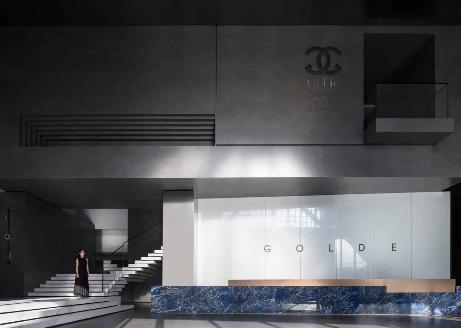 Golde Ceramic Tiles Headquarters by Topway Space Design: A Dancer with Elegant Steps Golde Ceramic Tiles Headquarters by Topway Space Design: A Dancer with Elegant Steps