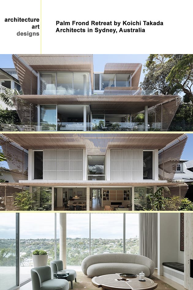 Palm Frond Retreat door Koichi Takada Architects in Sydney, Australië