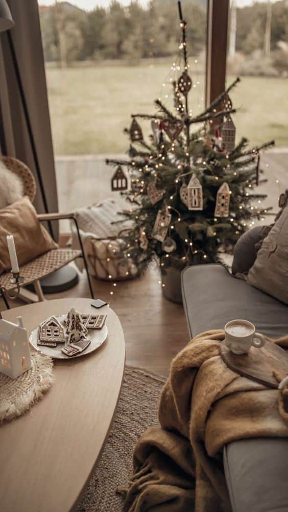 Boho-kerstdecor om uw huis vrolijk en helder te maken