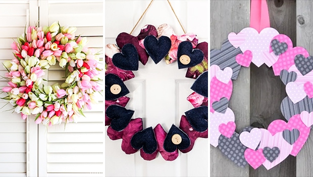 15 Easy DIY Valentine’s Wreath Designs to Spruce Up Your Space