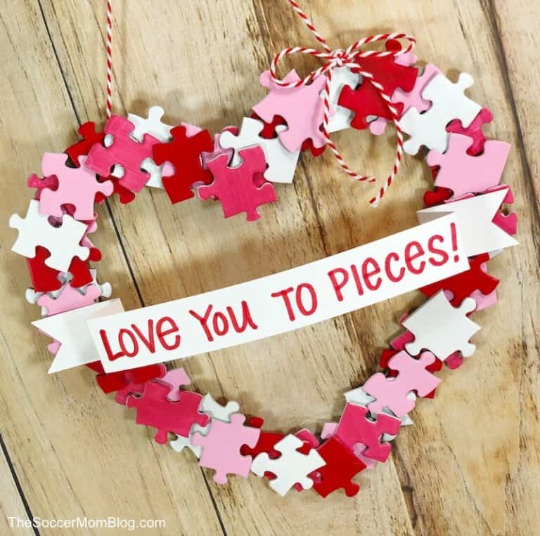 10. “Love You to Pieces’ Wreath 10. “Love You to Pieces’ Wreath