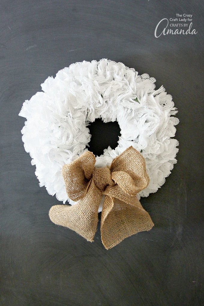 11. Doily Wreath 11. Doily Wreath