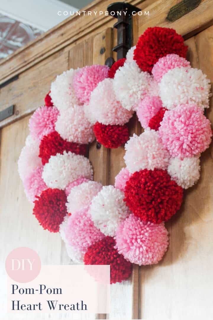 15. Pom Pom Heart Wreath 15. Pom Pom Heart Wreath