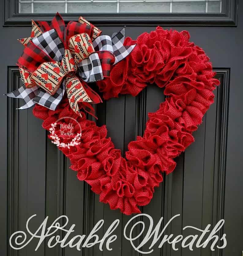 3. Valentine’s day wreath 3. Valentine’s day wreath