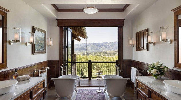 15 Rustic Bathroom Designs Offering a Glimpse into Cozy Countryside Retreats