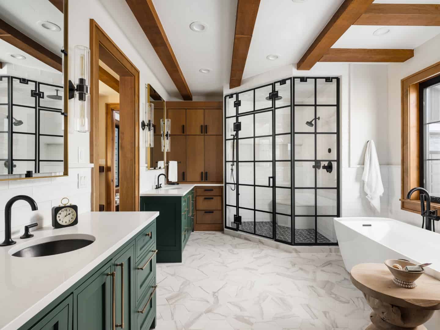 15. Rustic Bathroom, Seattle 15. Rustic Bathroom, Seattle