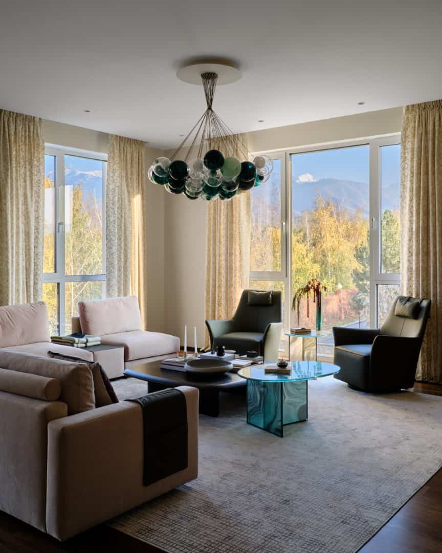 Family Apartment in Almaty by Akka Interiors Studio: A Light-Filled Home Inspired by Nature and Culture Family Apartment in Almaty by Akka Interiors Studio: A Light-Filled Home Inspired by Nature and Culture