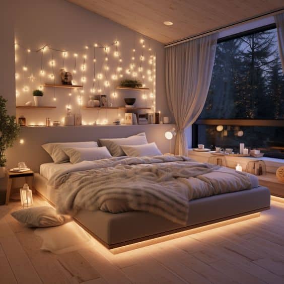 How to successfully light a bedroom?