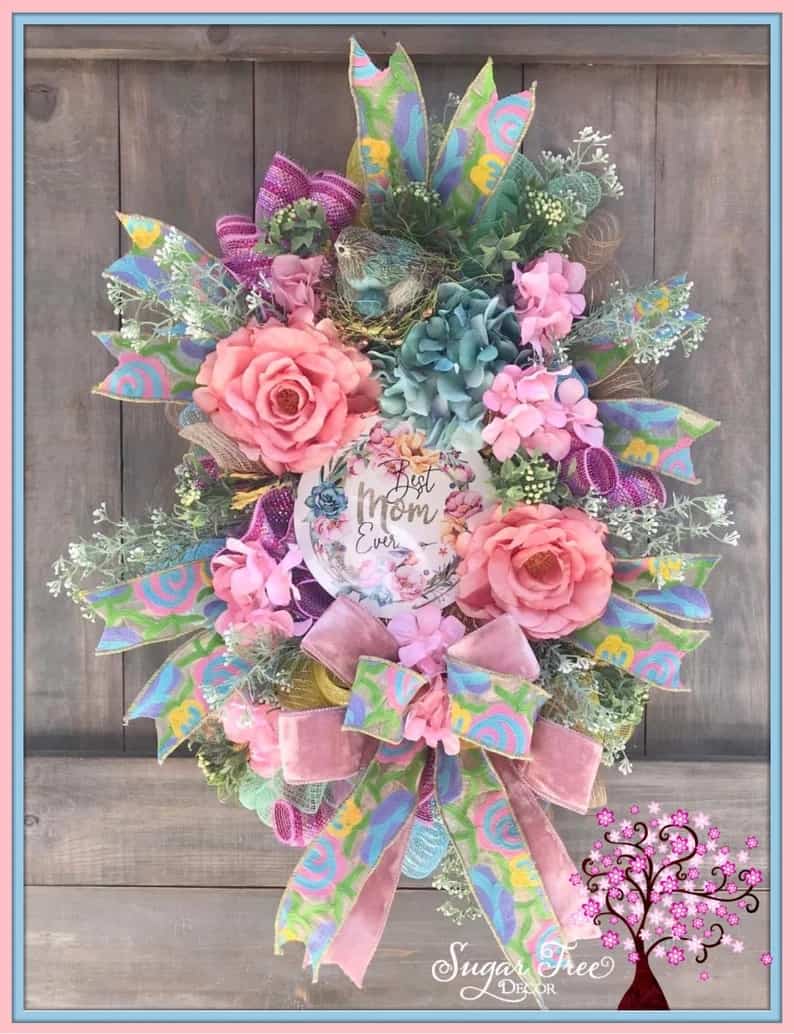 6. Mothers Day Wreath 6. Mothers Day Wreath