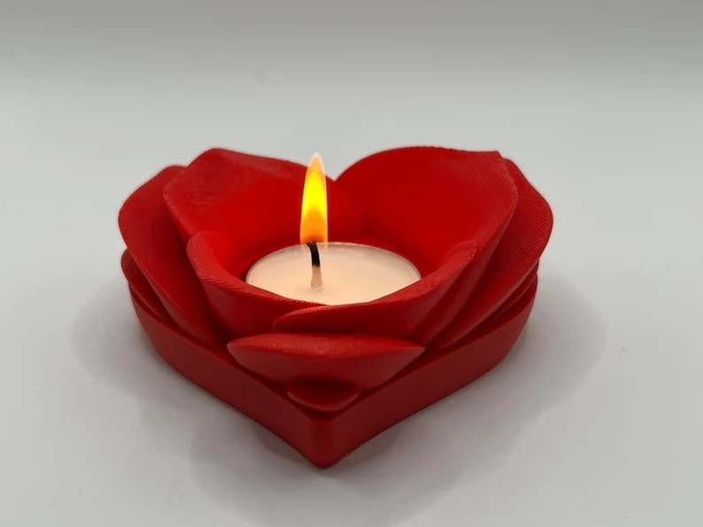 15. Romantic Tealight Holder for Valentine’s Day 15. Romantic Tealight Holder for Valentine’s Day