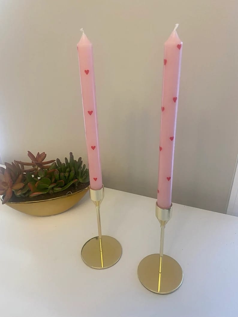 15 Romantic Valentine's Candle Holders Designs for Cozy Evenings