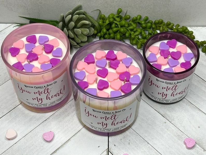 7. You MELT MY HEART Candle 7. You MELT MY HEART Candle