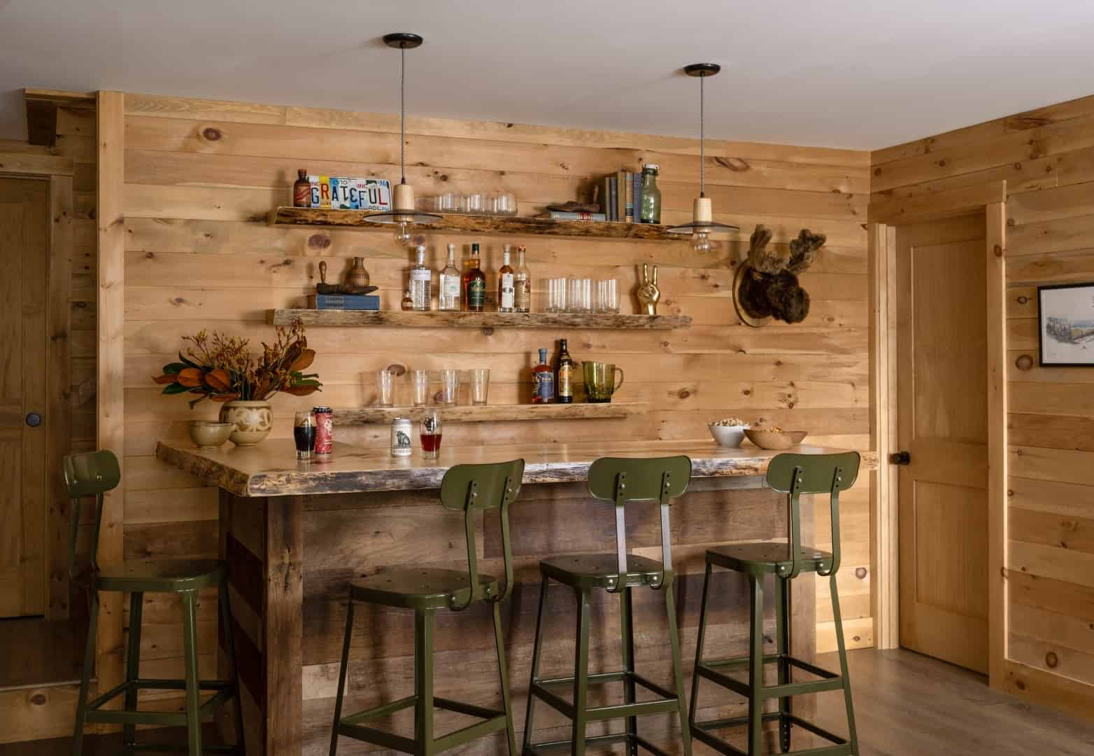 2. Rustic Home Bar, Portland Maine 2. Rustic Home Bar, Portland Maine