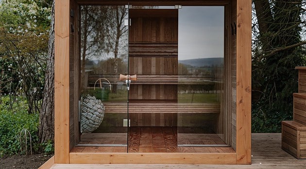 Outdoor Saunas Now Come With Artistic Design Flair