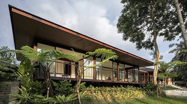 Le Kawan House by W+M Design Studio in Payangan, Indonesia